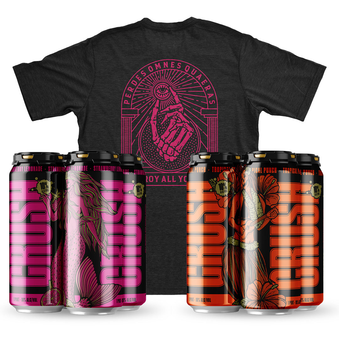 CRUSH BUNDLE (FREE SHIRT): Tropical Punch + Strawberry Lemonade