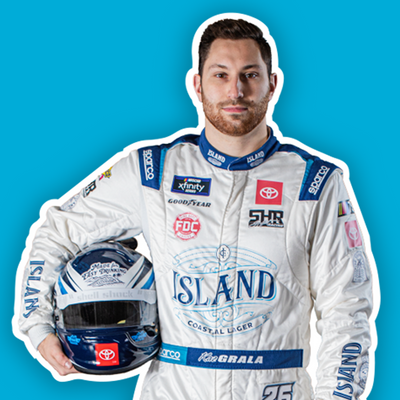 Kaz Grala NASCAR Standee / Island Coastal Lager
