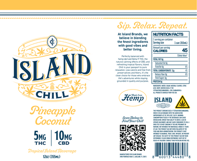 Island Chill Pineapple Coconut 4-pack