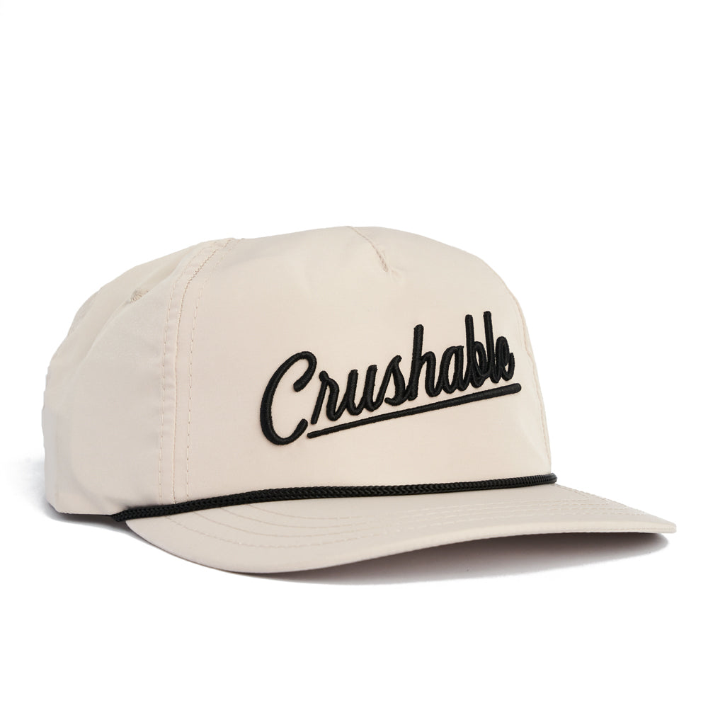Crushable Nylon  5 Panel Rope Hat