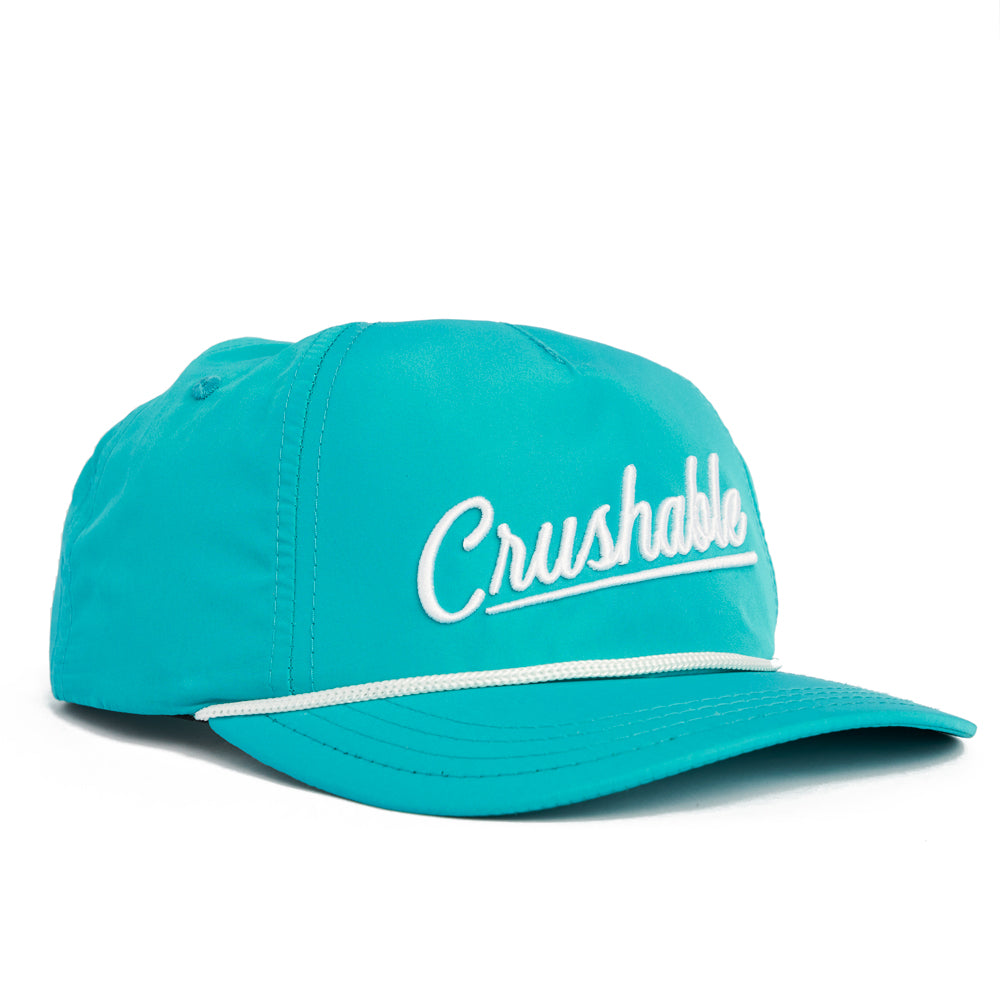 Crushable Nylon  5 Panel Rope Hat