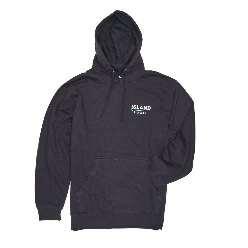 Island Local Surfboard Pullover Hoodie Sweatshirt