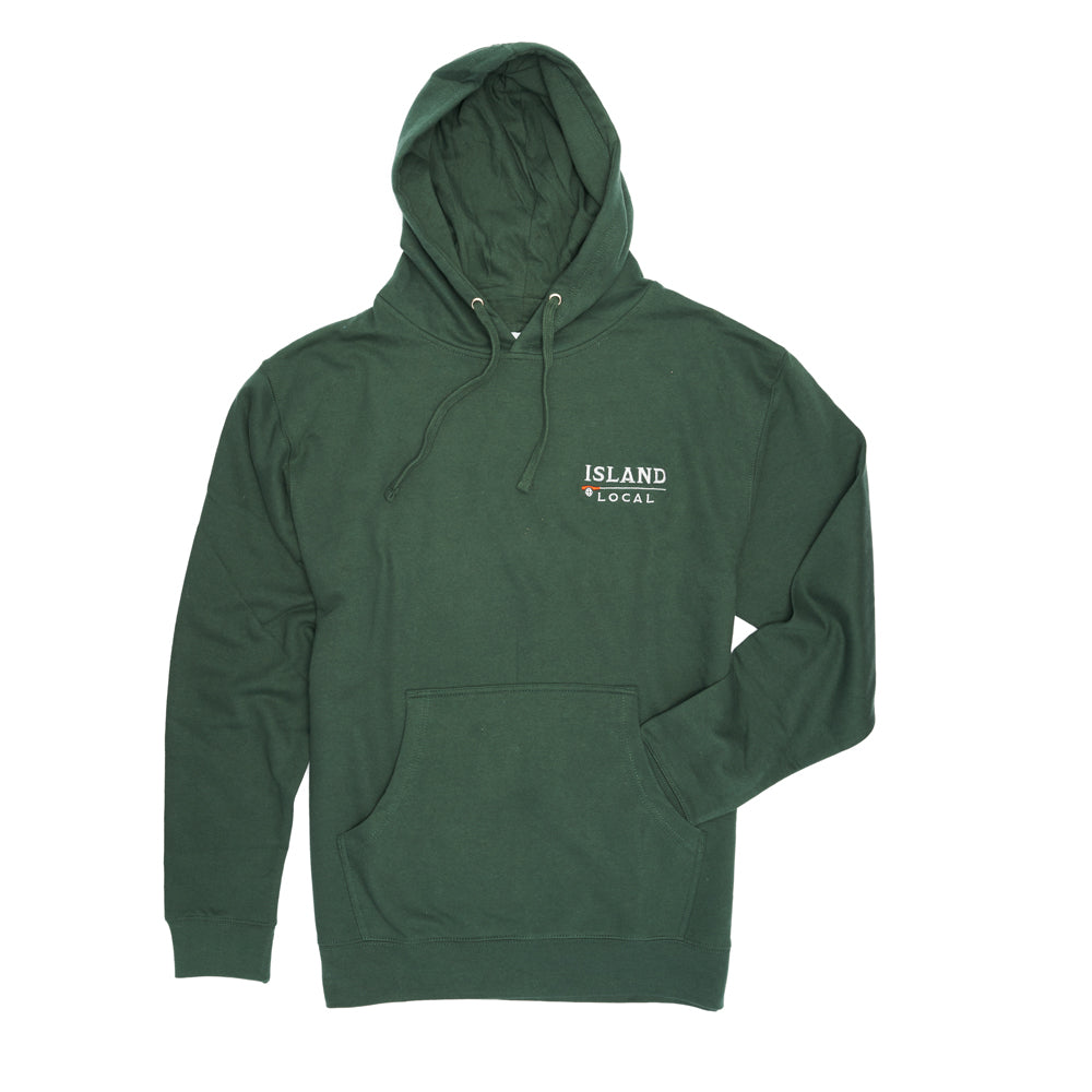 Island Local Fishing Rod Pullover Hoodie Sweatshirt