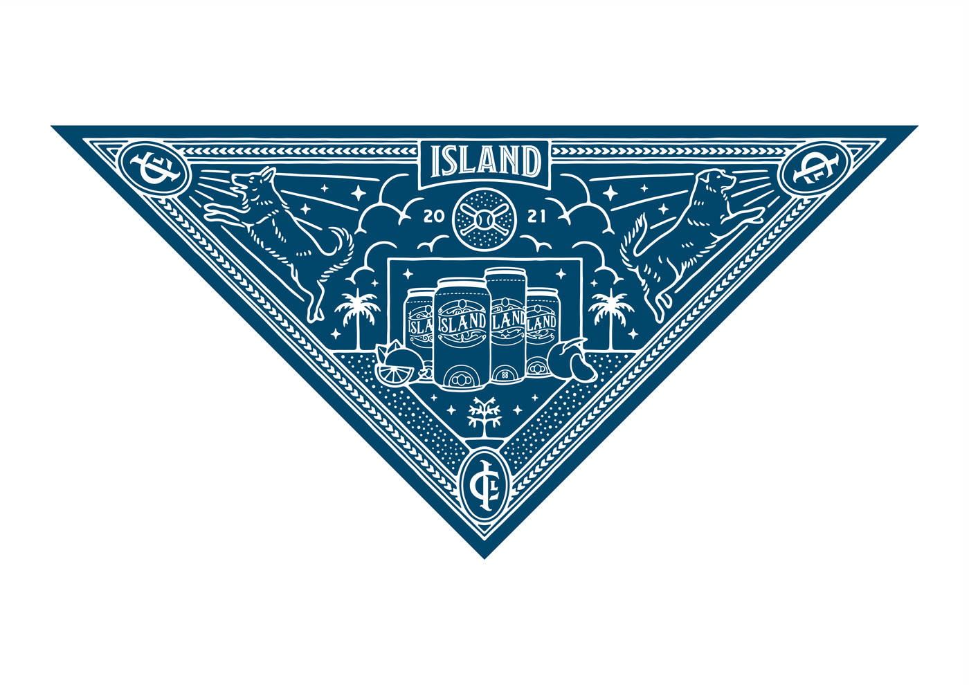 Island Dog Bandana