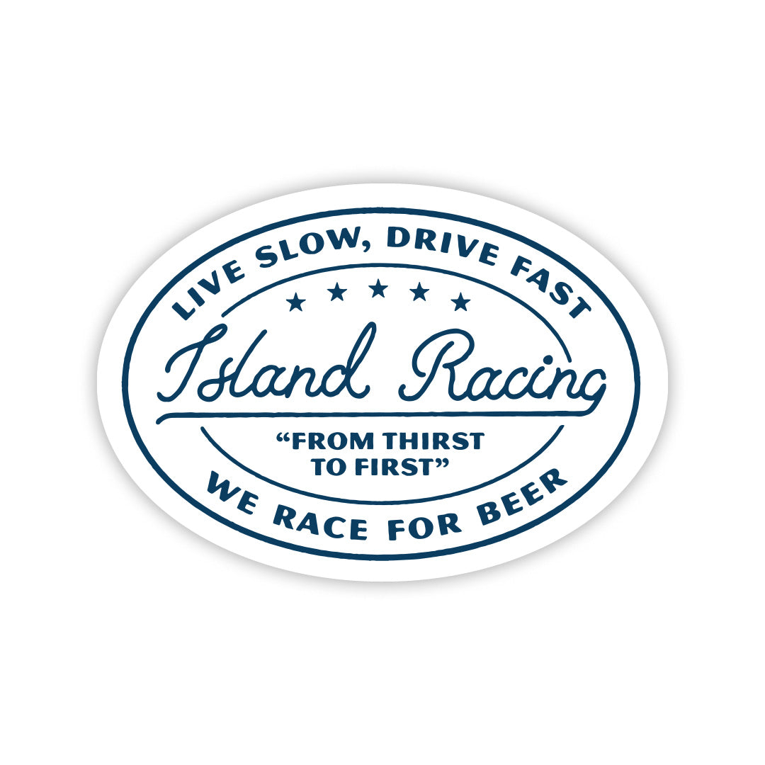 Live Slow, Drive Fast | Sticker